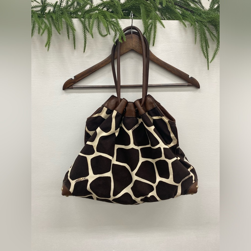 MK Stylish Giraffe Print Tote Bag